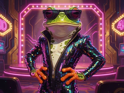 Elvis Frog in Vegas - Roby Casino